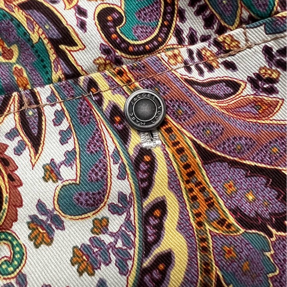 Vintage Y2K Marc Jacobs LOOK Boho Paisley High Rise Pants - Picture 8 of 11